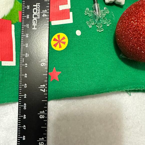 Ugly Christmas Sweater Buddy the Elf LIGHTS UP Tinsel Xmas Party Winner Size XS - Picture 5 of 5